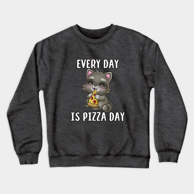 Every Day is Pizza Day! Crewneck Sweatshirt by Kaelei